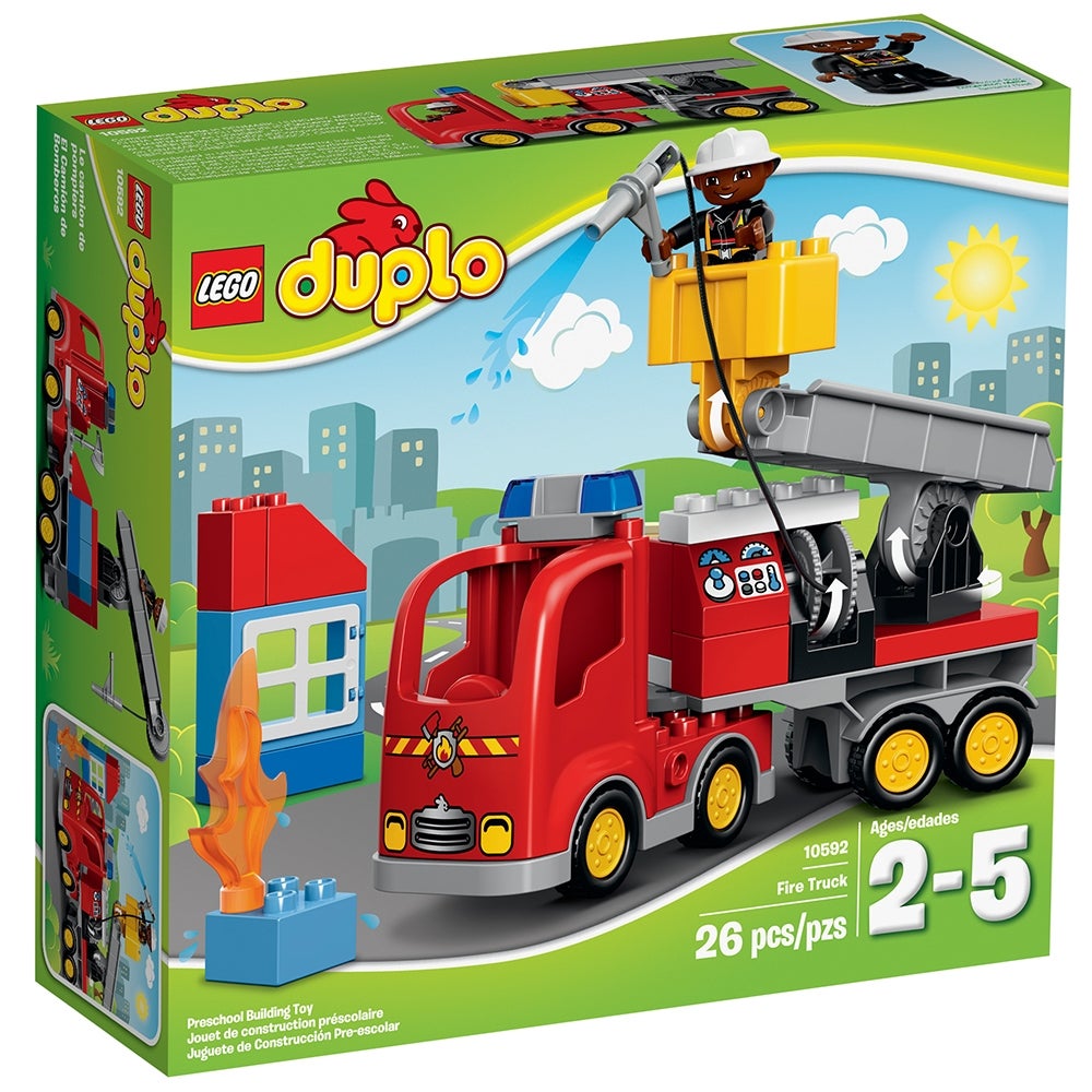 Lego Duplo Ladder w/ Base Black & Grey for Firetruck